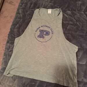 PINK Victoria's Secret Olive Tank Top